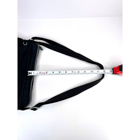 Kipling Aisling Crossbody Bag Black Noir Adjustable Strap 12x9x4 - Picture 15 of 16